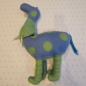 Én Gry & Sif Blue and Green Polkadit Stuffed Dinosaur Animal Toy